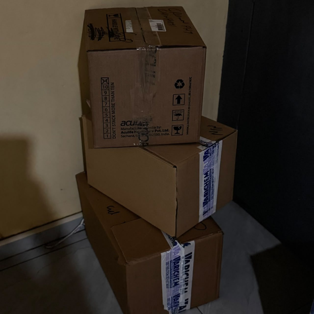 Bulk boxed shipment